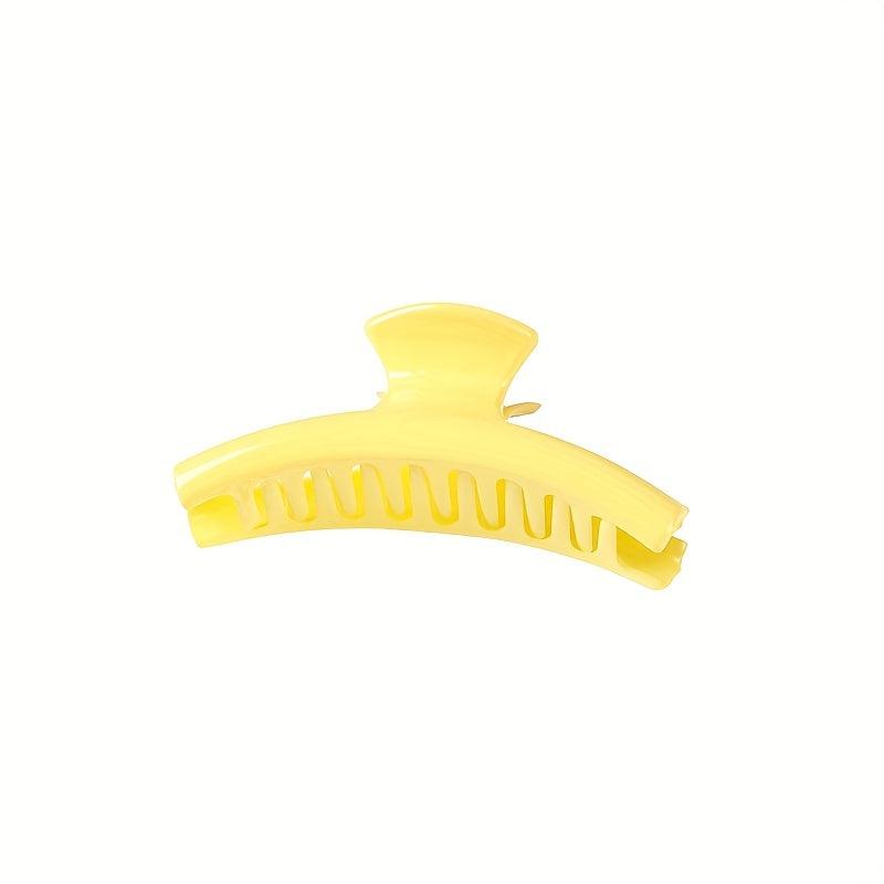Sweet Large Hair Claw Non slip Shark Claw Solid Hair Accessories