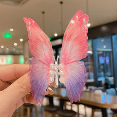 Gradient Butterfly Hair Clip for Women Girls