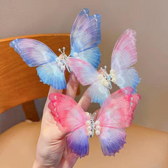 Gradient Butterfly Hair Clip for Women Girls