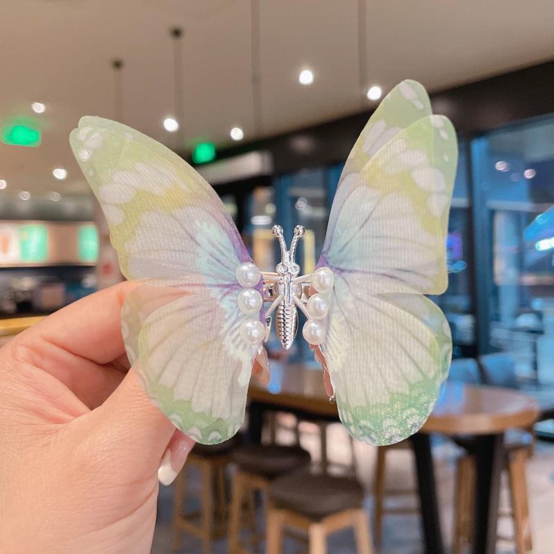 Gradient Butterfly Hair Clip for Women Girls