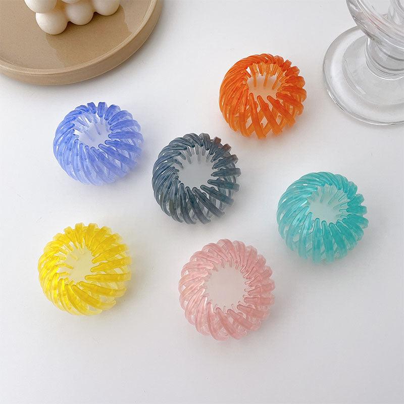 Jelly ColorBird Nest Hair Ties Nest Clip Hair Accessories For Girls Women