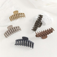 5pcs Large Frosted Hair Claw for Women Girls