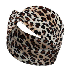 Leopard Print Headbands For Women Workout Yoga Sports Hair Band