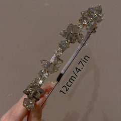 Crystal Crown Hairband Retro Classic Headdress Birthday Party
