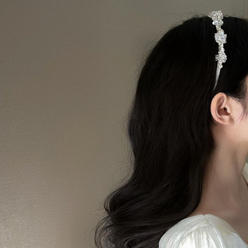 Crystal Crown Hairband Retro Classic Headdress Birthday Party