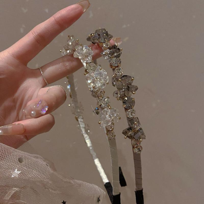 Crystal Crown Hairband Retro Classic Headdress Birthday Party