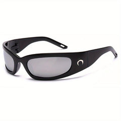 Y2K Wrap Around Sports Sunglasses UV400 Sun Shades For Cycling Fishing
