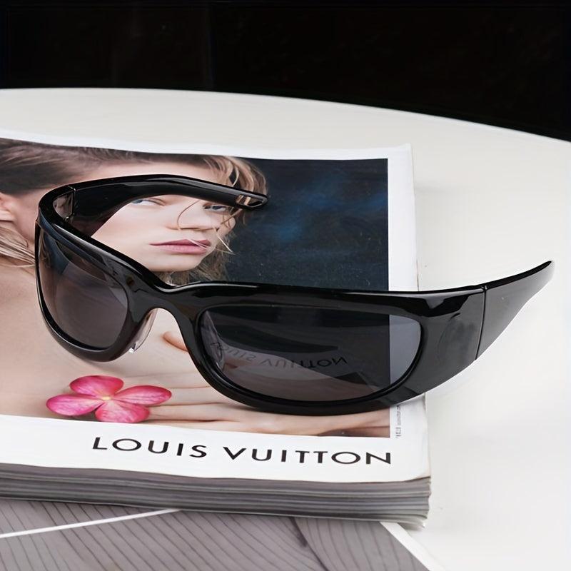 Y2K Wrap Around Sports Sunglasses UV400 Sun Shades For Cycling Fishing