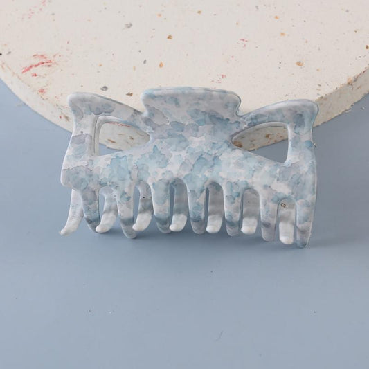 Acrylic Floral Hair Claw Clip Strong Hold Grip Hair Jaw Clip For Thick Hair