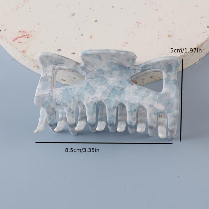 Acrylic Floral Hair Claw Clip Strong Hold Grip Hair Jaw Clip For Thick Hair