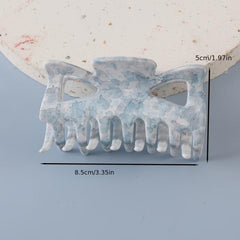 Acrylic Floral Hair Claw Clip Strong Hold Grip Hair Jaw Clip For Thick Hair