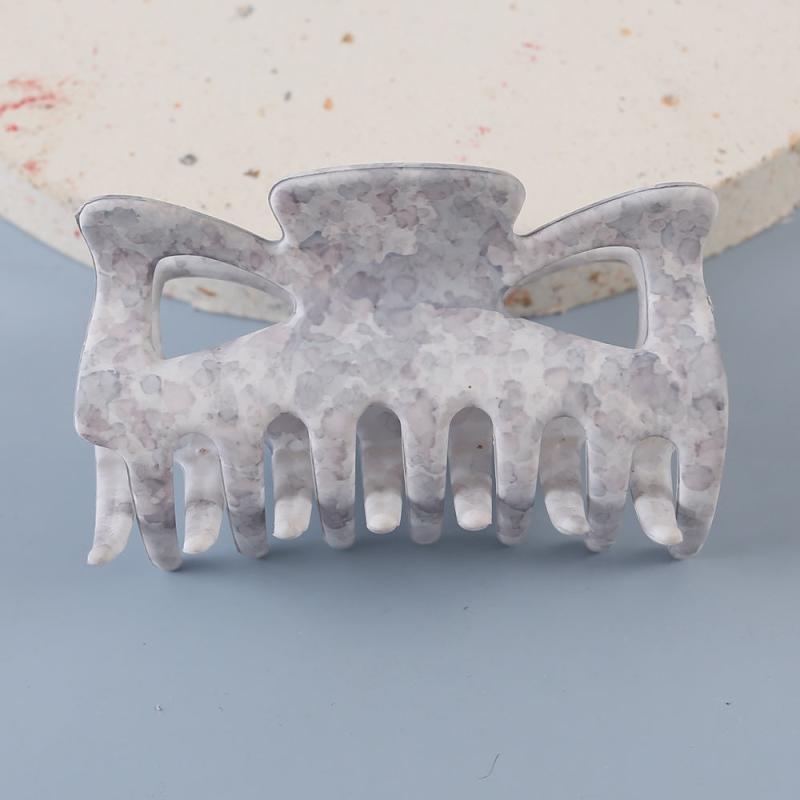 Acrylic Floral Hair Claw Clip Strong Hold Grip Hair Jaw Clip For Thick Hair