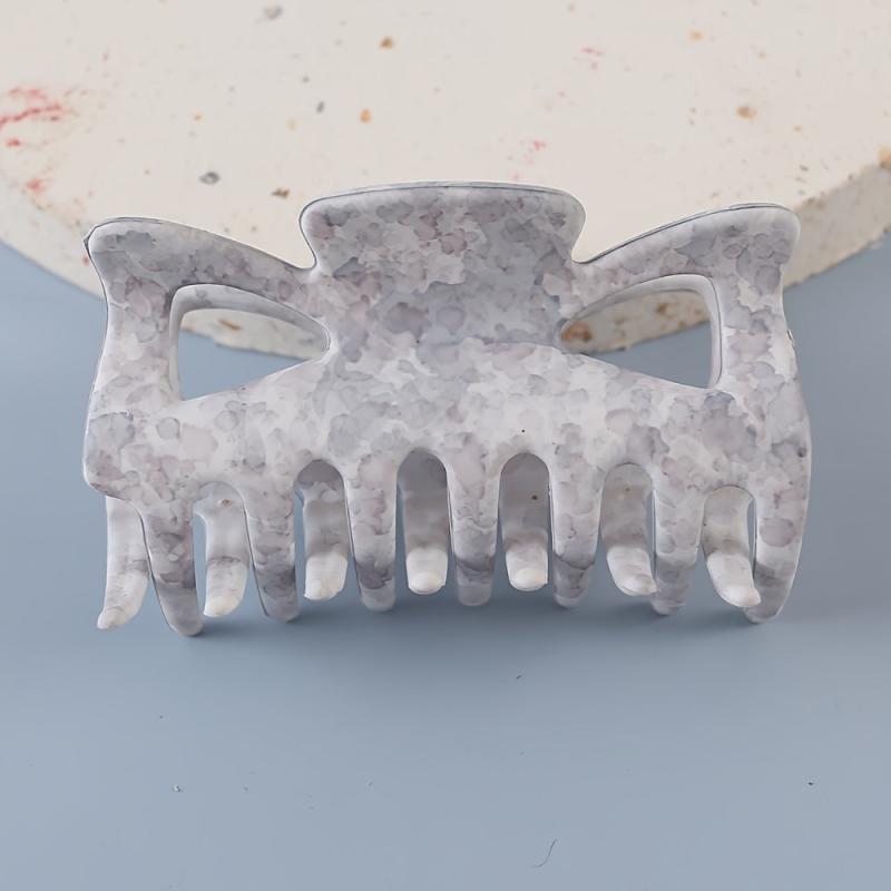 Acrylic Floral Hair Claw Clip Strong Hold Grip Hair Jaw Clip For Thick Hair