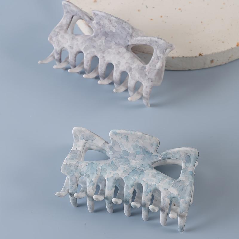 Acrylic Floral Hair Claw Clip Strong Hold Grip Hair Jaw Clip For Thick Hair