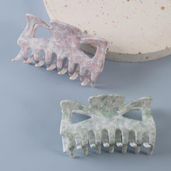 Acrylic Floral Hair Claw Clip Strong Hold Grip Hair Jaw Clip For Thick Hair