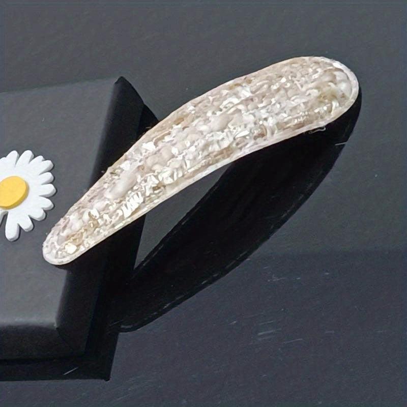Tweed Snap Clip Style Hair Clip Snap Clip For Side Hair Bang
