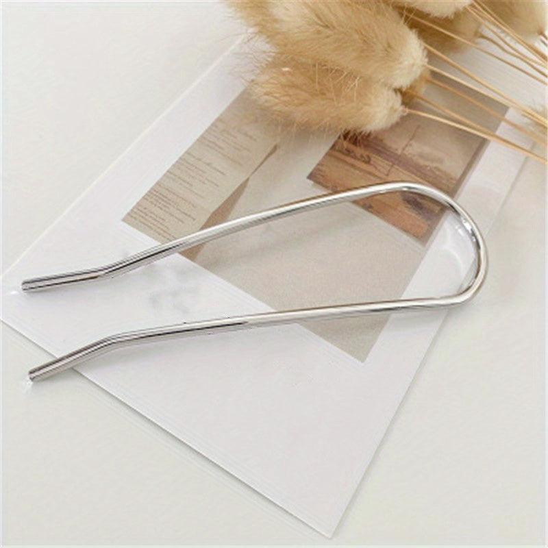 Metal Hairpin U-shaped Hair Accessory for Women