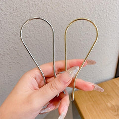 Metal Hairpin U-shaped Hair Accessory for Women