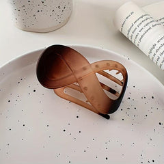 2pcs Matte Hair Claw Vintage Banana Clip Non Slip Hair Accessories