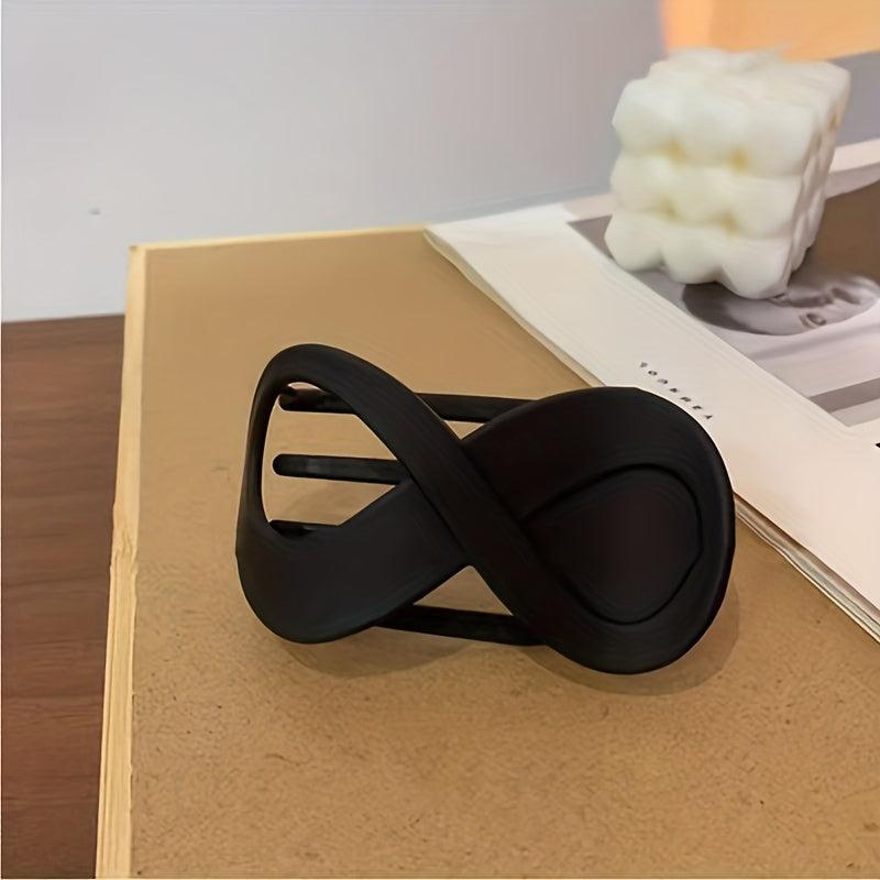 2pcs Matte Hair Claw Vintage Banana Clip Non Slip Hair Accessories