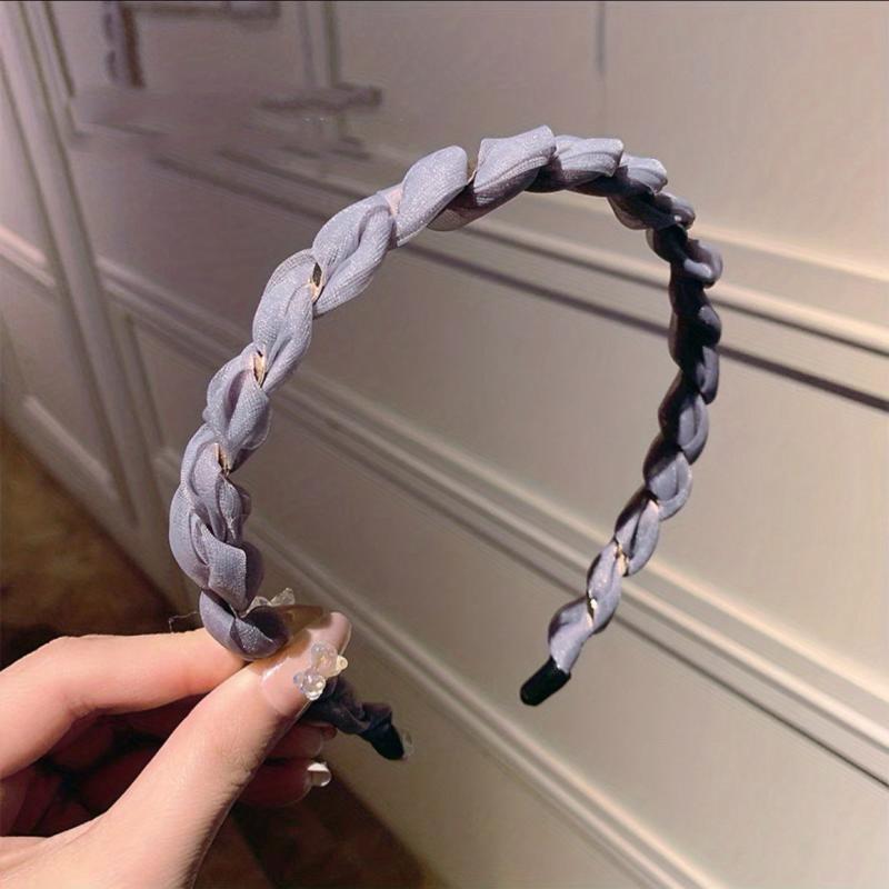 Skinny Organza Twist Headband Hair Band for Women