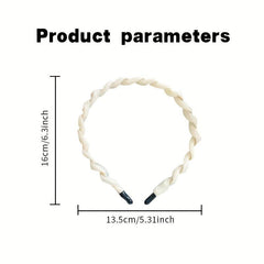 Skinny Organza Twist Headband Hair Band for Women