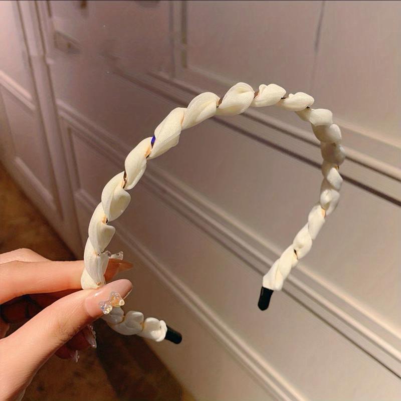 Skinny Organza Twist Headband Hair Band for Women