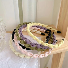 Skinny Organza Twist Headband Hair Band for Women