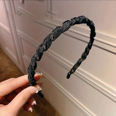 Skinny Organza Twist Headband Hair Band for Women
