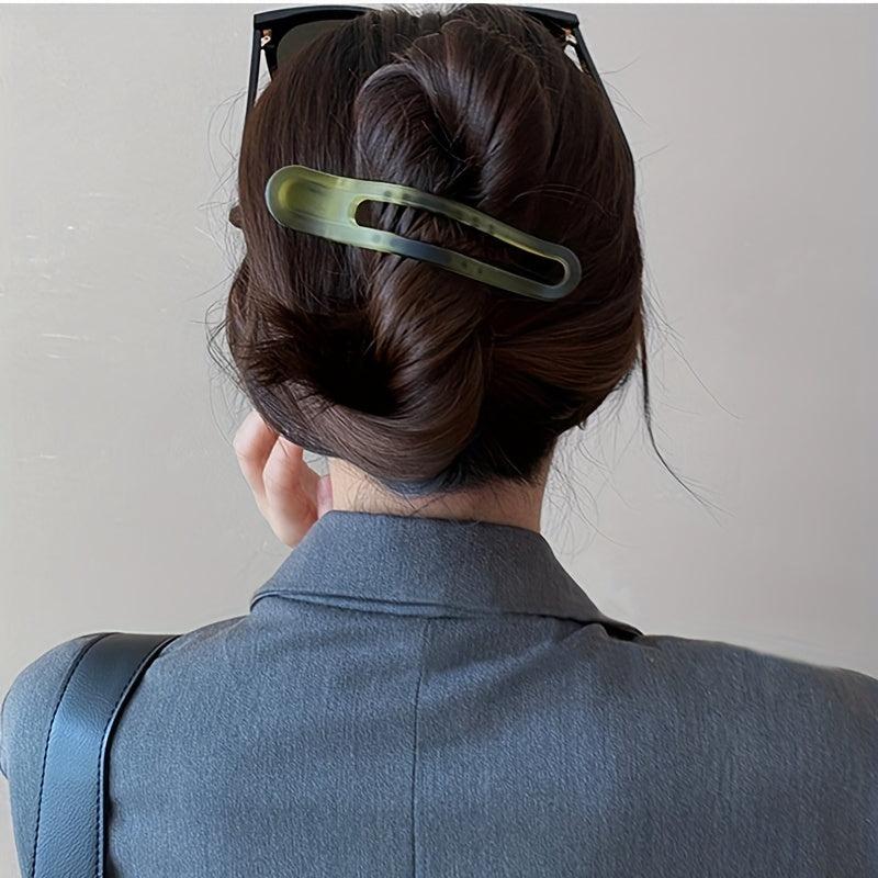 5pcs Large Duck Billed Clip Gradient Hair Clip for Women Girls Hair Clip