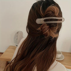 5pcs Large Duck Billed Clip Gradient Hair Clip for Women Girls Hair Clip