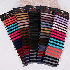 18pcs Elastic Hair Tie Basic Rubber Band Ponytail Hair Rope Hair Accessories