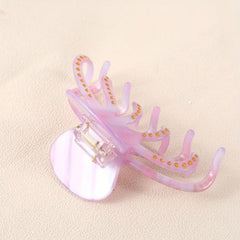 Acetate Octagonal Shape Hair Claw Ponytail Holder