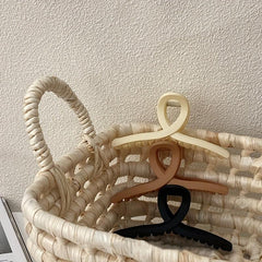 Frosted Shark Claw Hair Claw Ponytail Holder for Women