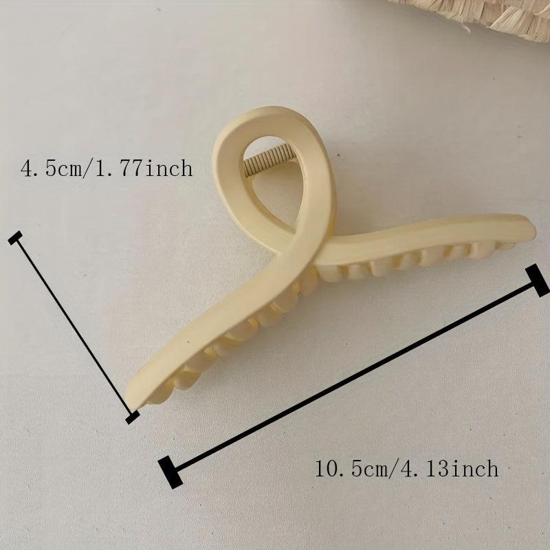 Frosted Shark Claw Hair Claw Ponytail Holder for Women