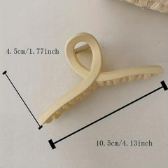 Frosted Shark Claw Hair Claw Ponytail Holder for Women