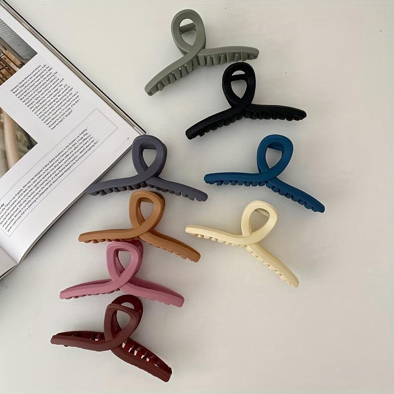 Frosted Shark Claw Hair Claw Ponytail Holder for Women