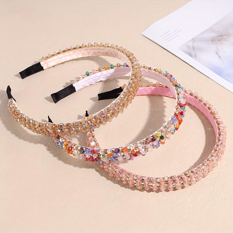 Rhinestone Headband Hair Band Crystal Headdress Women Girls