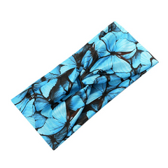 Boho Butterfly Print Wide Headband Elastic Head Wrap
