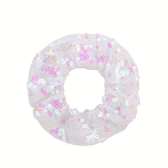 4pcs Large Glitter Sequin Hair Tie Y2K Hair Rope Hair Accessories