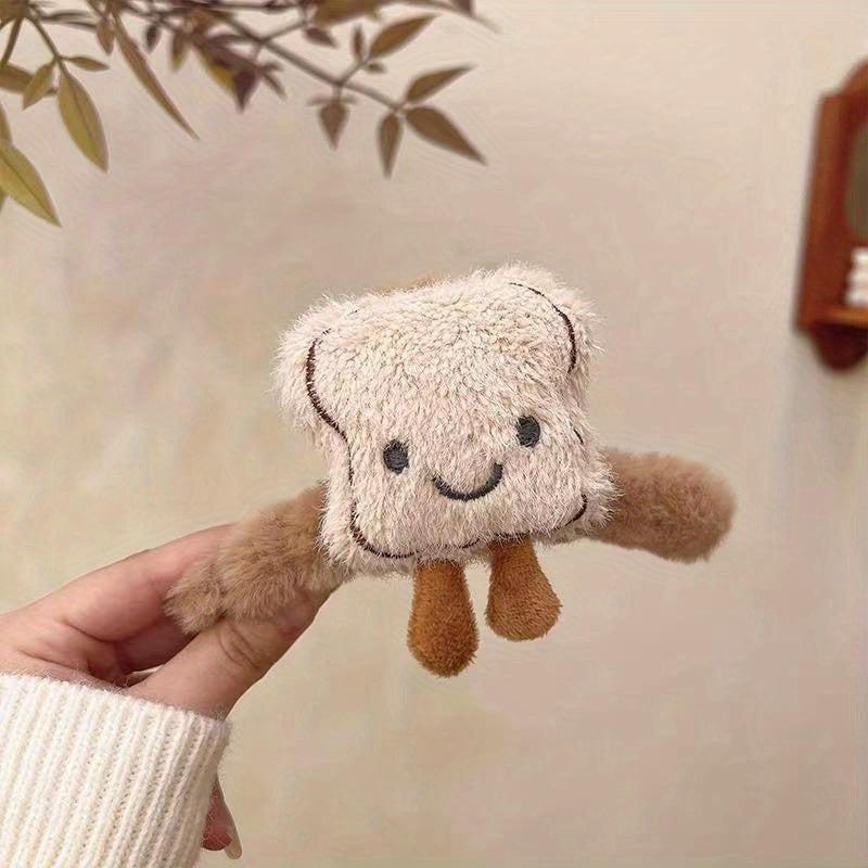 Egg Plush Doll Hair Claw Ponytail Holder