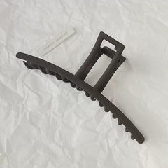 Solid Frosted Hair Clip Large Strong Hold Jaw Hair Clamps