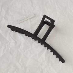 Solid Frosted Hair Clip Large Strong Hold Jaw Hair Clamps