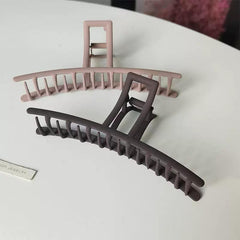 Solid Frosted Hair Clip Large Strong Hold Jaw Hair Clamps