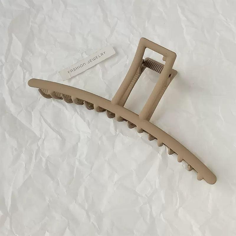 Solid Frosted Hair Clip Large Strong Hold Jaw Hair Clamps