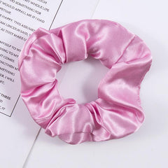 Y2K Satin Scrunchies Large Hair Tie Silky Hair Accessories