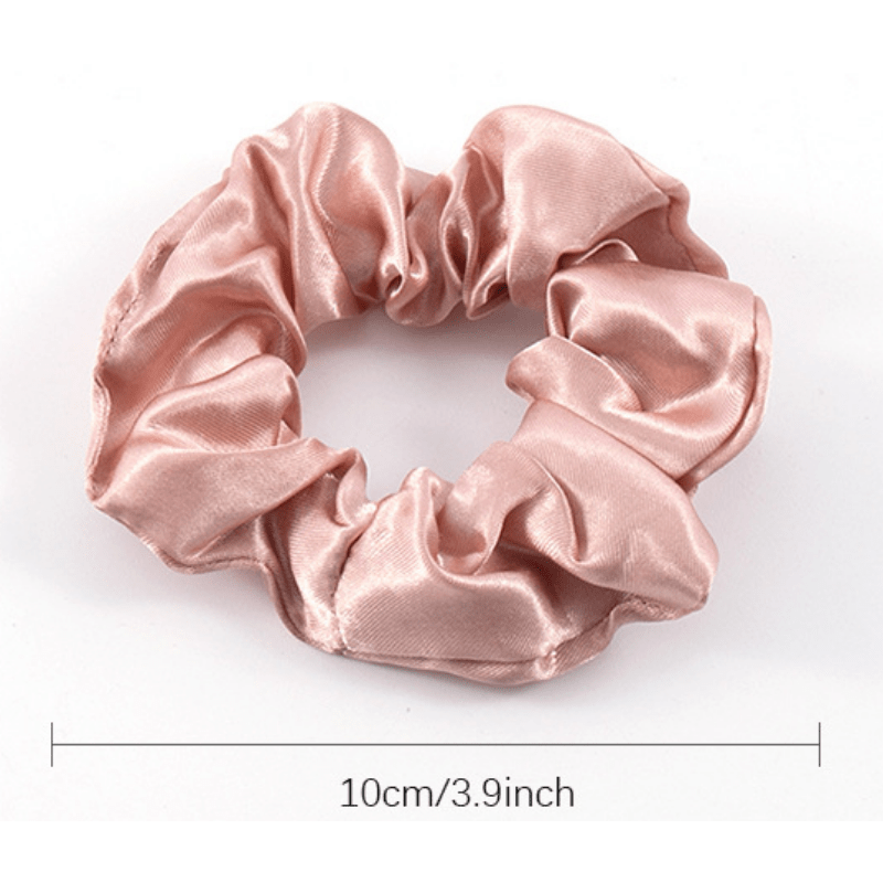 Y2K Satin Scrunchies Large Hair Tie Silky Hair Accessories