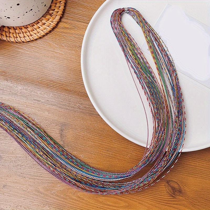 Colorful Ribbon Braided Hair Rope Headstring for Women Girls