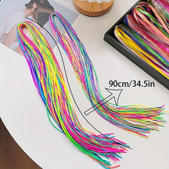 Colorful Ribbon Braided Hair Rope Headstring for Women Girls