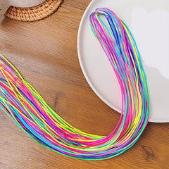 Colorful Ribbon Braided Hair Rope Headstring for Women Girls